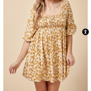 Floral mini dress